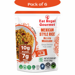 Eat Regal Mexican Style Rice – Ready in 85 Seconds, 8.8 oz Each (Pack of 7) | Perfect Side Dish or Meal - Regal Kitchen Store