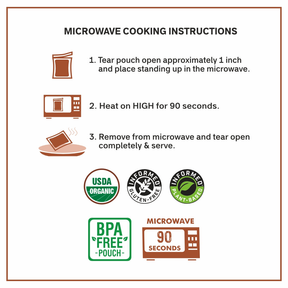 Reganic Organic Whole Grain Brown Rice(Pack of 6) - Regal Kitchen Foods USA LLC
