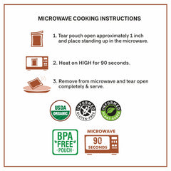 Reganic Organic Whole Grain Brown Rice(Pack of 6) - Regal Kitchen Foods USA LLC