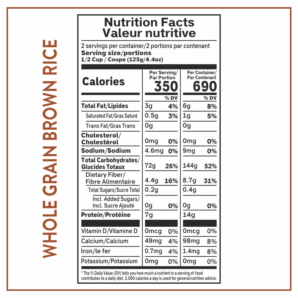 Reganic Organic Whole Grain Brown Rice(Pack of 6) - Regal Kitchen Foods USA LLC