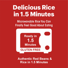 Eat Regal Gourmet Red Beans and Rice, Non-GMO, BPA-Free, 8.8 oz Pouches, Pack of 6, 90-Second Microwave - Regal Kitchen Store