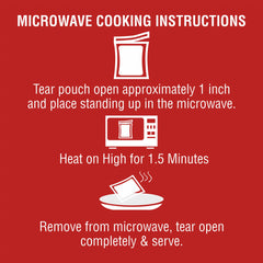 Eat Regal Gourmet Red Beans and Rice, Non-GMO, BPA-Free, 8.8 oz Pouches, Pack of 6, 90-Second Microwave - Regal Kitchen Store