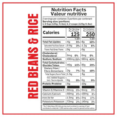 Eat Regal Gourmet Red Beans and Rice, Non-GMO, BPA-Free, 8.8 oz Pouches, Pack of 6, 90-Second Microwave - Regal Kitchen Store