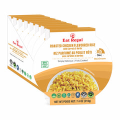 Eat Regal Roasted Chicken Flavour Rice Bowl Pack of 6 (210G) - Regal Kitchen Store