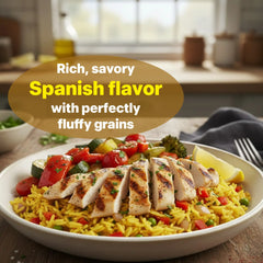 Eat Regal Spanish Rice – Ready-to-Eat, 8.8 oz Each (Pack of 6), Total 52.8 oz | Quick Side Dish in 85 Seconds - Regal Kitchen Store