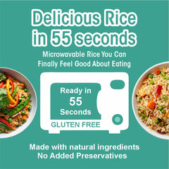 Eat Regal Vegetable Fried Rice, 2 Individual Cups, Pack of 6, Ready in 55 Seconds - Regal Kitchen Store