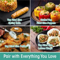 Eat Regal Vegetable Fried Rice, 2 Individual Cups, Pack of 6, Ready in 55 Seconds - Regal Kitchen Store