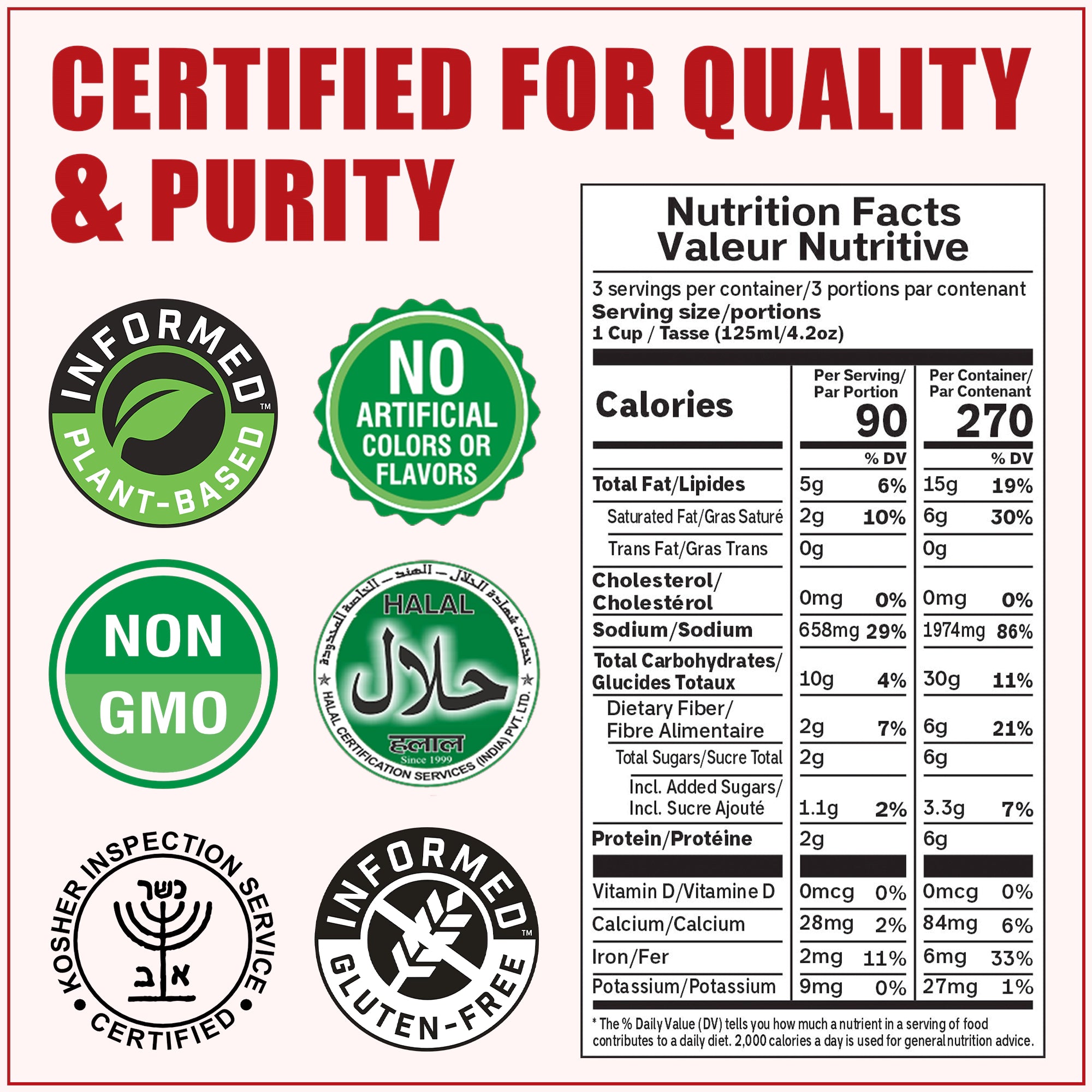 Pack of three Regal Kitchen Foods Indian Tikka Masala simmer sauces in 12.6 oz bottles, ready to cook authentic Indian curry.