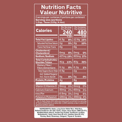 Ready-to-eat Regal Kitchen Foods Ancient Long Grain & Wild Rice pack, featuring cooked rice in a clear container, 8.8 oz, non-GMO, kosher, halal