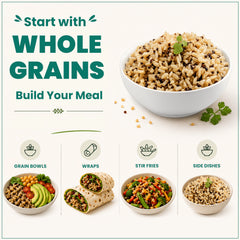 Ready-to-eat Regal Brown Rice with Quinoa pack of 6 from Regal Kitchen Foods, showing microwaveable pouches with whole grains.