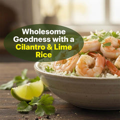 Eat Regal Cilantro & Lime Ready-to-Eat Rice packs, 8.8 oz each, flavorful quick side dish from Regal Kitchen Foods in a six-pack.