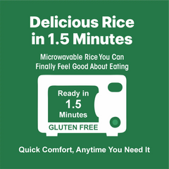 A serving of Regal Kitchen Foods USA LLC ready-to-eat jasmine rice in a bowl, showcasing fluffy, cooked jasmine rice on a plate.