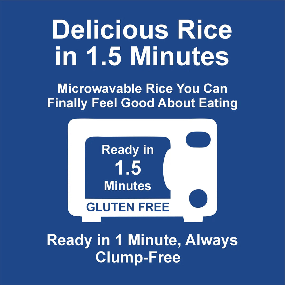 Six-pack of Regal Kitchen Foods USA LLC ready-to-eat long grain white rice, fluffy and versatile, in 8.8 oz packages.
