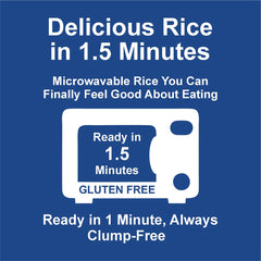 Six-pack of Regal Kitchen Foods USA LLC ready-to-eat long grain white rice, fluffy and versatile, in 8.8 oz packages.